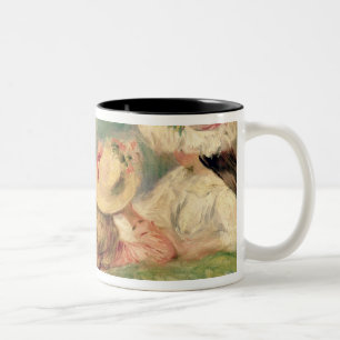 Tasse 2 Couleurs Pierre jeunes filles de Renoir un sur la berge