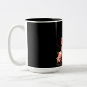 Tasse 2 Couleurs Pig Artwork – Mother Pig & Piglets (Gauche)