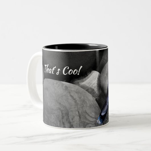 Tasse 2 Couleurs pigeon (Devant gauche)