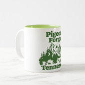 Tasse 2 Couleurs Pigeon Forge Tennessee (Devant gauche)