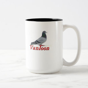 Tasse 2 Couleurs Pigeons d'emballage de Vanloon