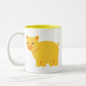 Tasse 2 Couleurs Piggy Jaune (Gauche)
