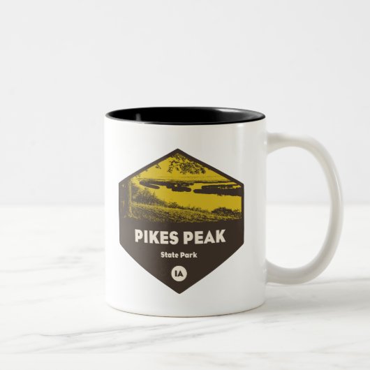 Tasse 2 Couleurs Pikes Peak State Park Iowa (Droit)