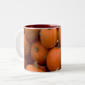 Tasse 2 Couleurs Pile de citrouille (Devant gauche)