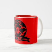 Tasse 2 Couleurs Pilote de drone de loisir (Devant droit)