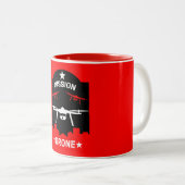 Tasse 2 Couleurs Pilote de drone de loisir (Devant droit)