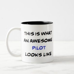 Tasse 2 Couleurs pilote, génial