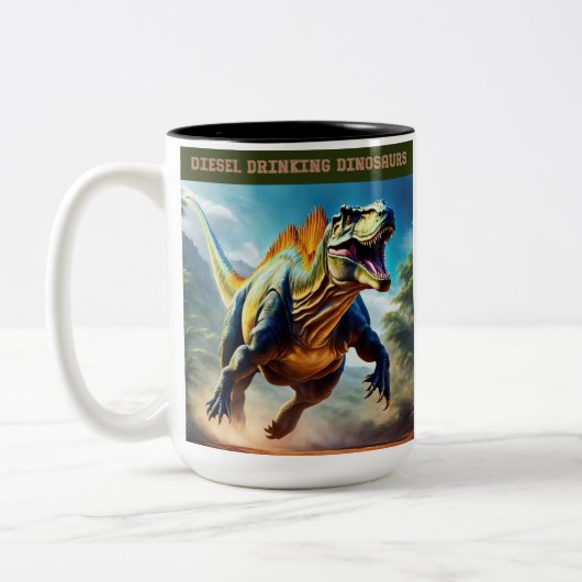 Tasse 2 Couleurs Piloté Par Diesel (Gauche)