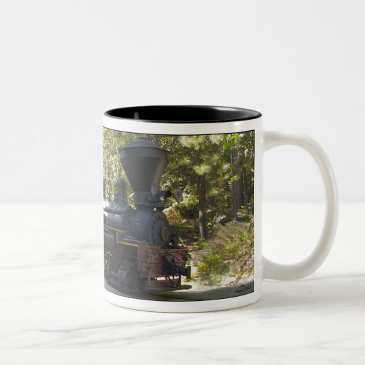 Tasse 2 Couleurs Pin rr de sucre de Yosemite Mt. (Droit)