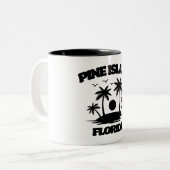 Tasse 2 Couleurs Pine Island Floride (Devant gauche)