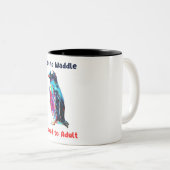 Tasse 2 Couleurs Pingouin (Devant droit)