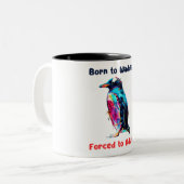 Tasse 2 Couleurs Pingouin (Devant gauche)