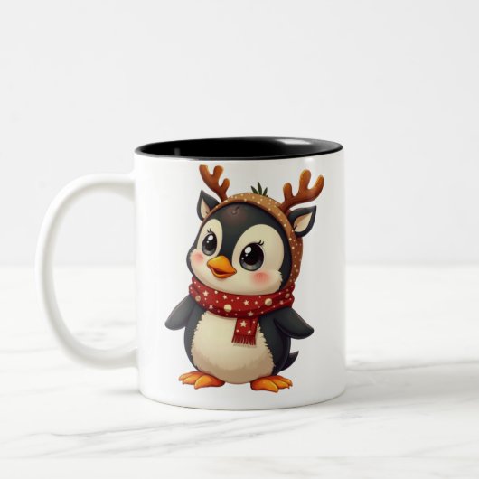 Tasse 2 Couleurs Pingouin (Gauche)