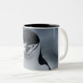 Tasse 2 Couleurs Pingouin de jugulaire (Devant droit)
