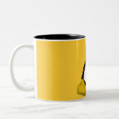 TASSE 2 COULEURS PINGOUIN FÂCHÉ DE LINUX TUX (Gauche)