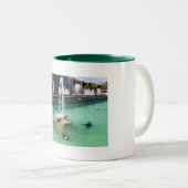 Tasse 2 Couleurs Pingouins Humboldt et fontaines (Devant droit)