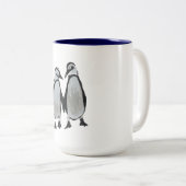 Tasse 2 Couleurs Pingouins pour enfants (Devant droit)