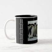 Tasse 2 Couleurs Pingouins sociaux (Gauche)