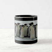 Tasse 2 Couleurs Pingouins sociaux (Centre)