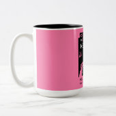 Tasse 2 Couleurs Pink Félicite Pour Le Nouveau Travail (Gauche)