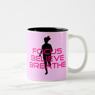 Tasse 2 Couleurs Pink Focus Croire Respirer