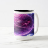 Tasse 2 Couleurs Pink Planet with Four Moons (Devant droit)