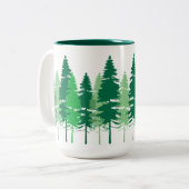 Tasse 2 Couleurs Pins du pôle (Devant gauche)