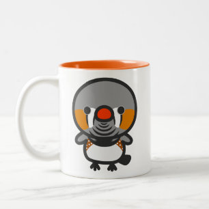 Tasse 2 Couleurs pinson zébré de Sunda mâle