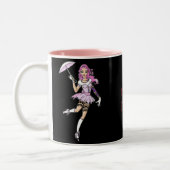 Tasse 2 Couleurs pinup sur des ancres (Gauche)