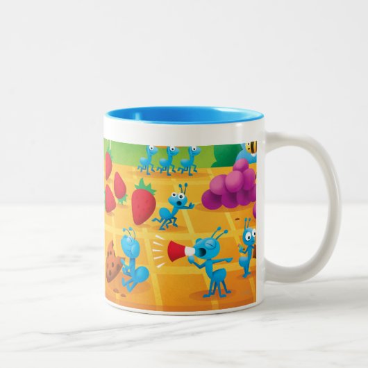 Tasse 2 Couleurs Pique-nique d'été (Droit)
