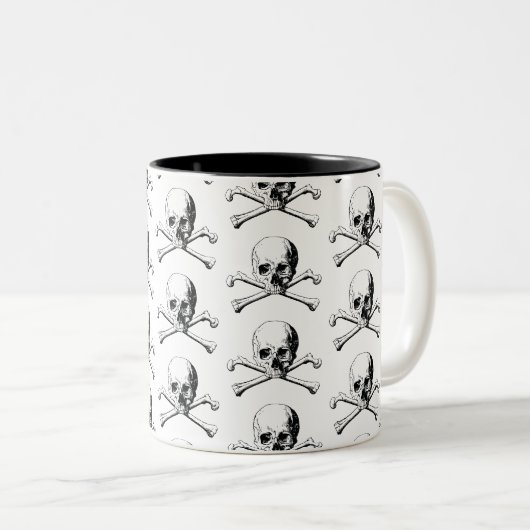 Tasse 2 Couleurs Pirate (Devant droit)