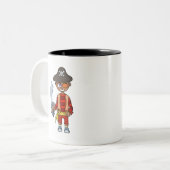 Tasse 2 Couleurs Pirate Boy (Devant gauche)