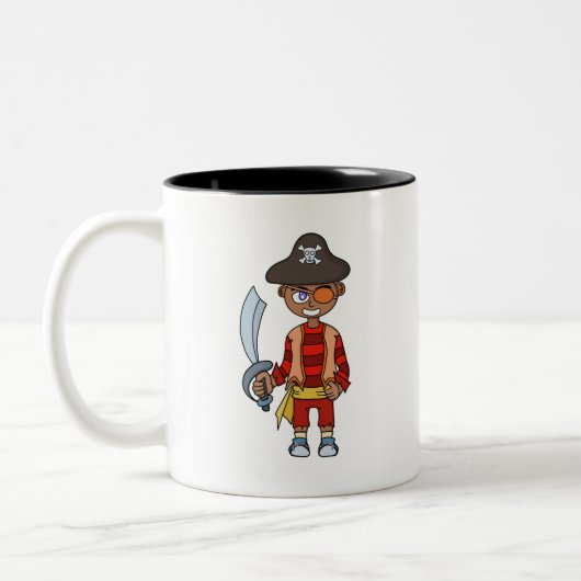 Tasse 2 Couleurs Pirate Boy (Gauche)