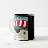 Tasse 2 Couleurs Pirate Boy Rrrrrr (Devant gauche)