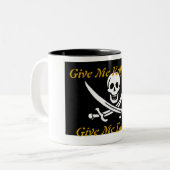 Tasse 2 Couleurs Pirate de Kaffeine (Devant gauche)
