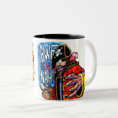 Tasse 2 Couleurs Pirate Dick (Devant droit)