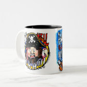 Tasse 2 Couleurs Pirate Dick (Devant gauche)
