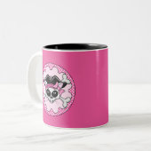 Tasse 2 Couleurs Pirate Princess Kitty Skull (Devant gauche)
