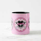 Tasse 2 Couleurs Pirate Princess Kitty Skull (Centre)