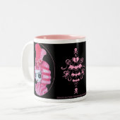 Tasse 2 Couleurs Pirate rose (Devant gauche)