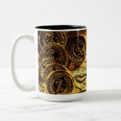 Tasse 2 Couleurs Pirates Gold Treasure Map (Gauche)