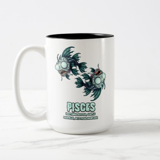 Tasse 2 Couleurs Pisces Zombie (Gauche)