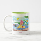 Tasse 2 Couleurs Piscine de sensation d'été (Gauche)