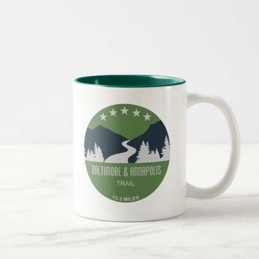 Tasse 2 Couleurs Piste Baltimore & Annapolis (Droit)