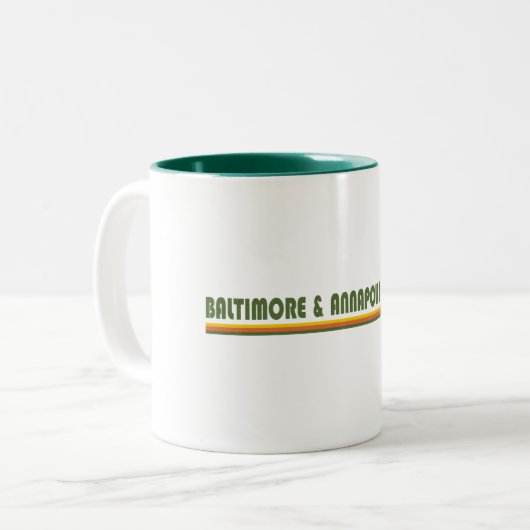 Tasse 2 Couleurs Piste Baltimore & Annapolis (Devant gauche)