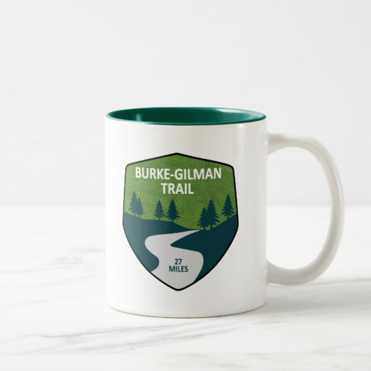 Tasse 2 Couleurs Piste Burke-Gilman (Droit)