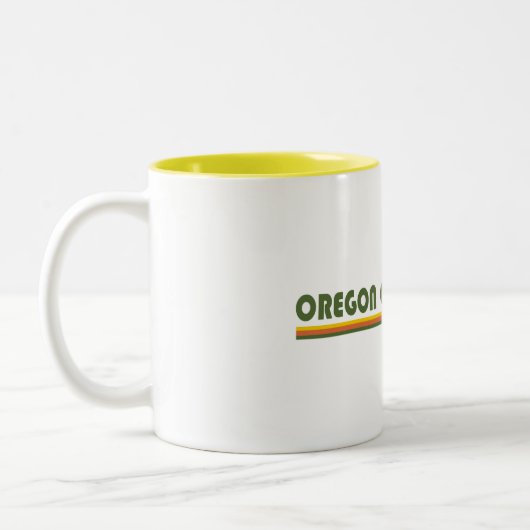 Tasse 2 Couleurs Piste côtière de l'Oregon (Gauche)