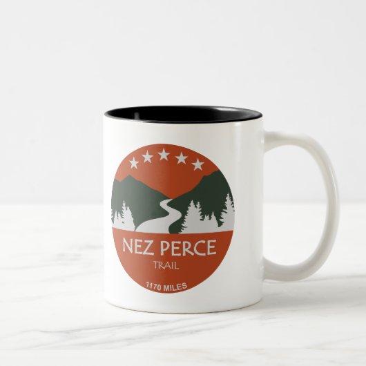 Tasse 2 Couleurs Piste de Nez Perce (Droit)