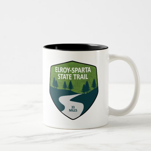 Tasse 2 Couleurs Piste d'État Elroy-Sparta (Droit)