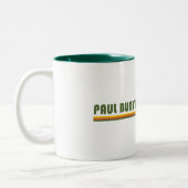 Tasse 2 Couleurs Piste d'État Paul Bunyan Minnesota (Gauche)